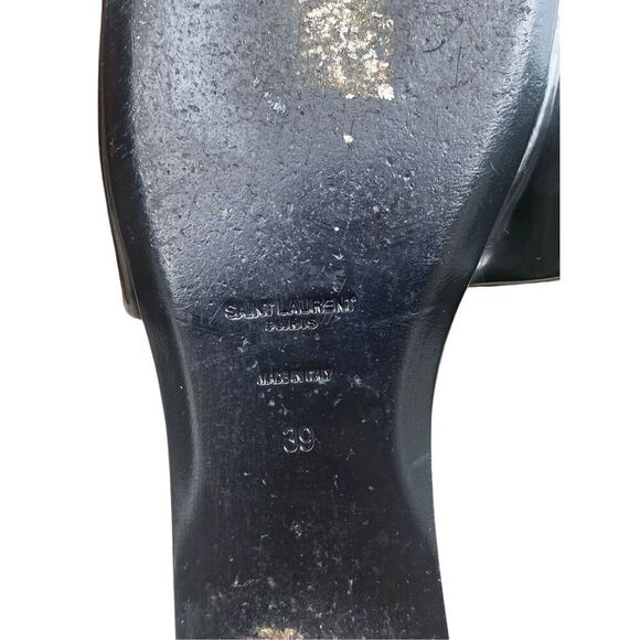 Saint Laurent Carlisle  Black Slide Flats - Picture 8 of 8